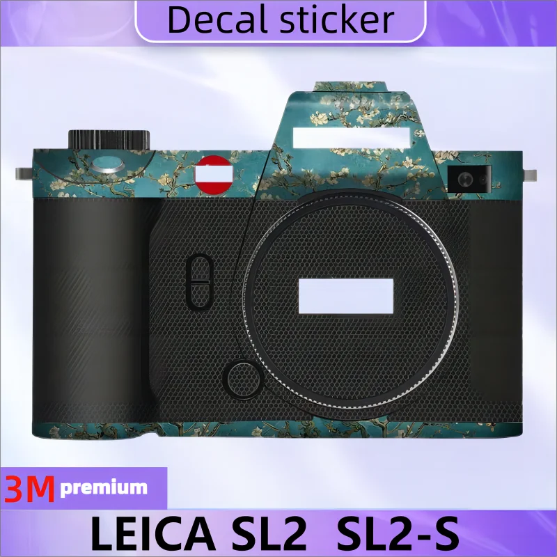Per Leica Sl2 / Sl2-S Adesivo Per Fotocamera Decalcomania Protettiva Per La Pelle Pellicola Avvolgente In Vinile Cappotto Protettivo Antigraffio Sl2-S