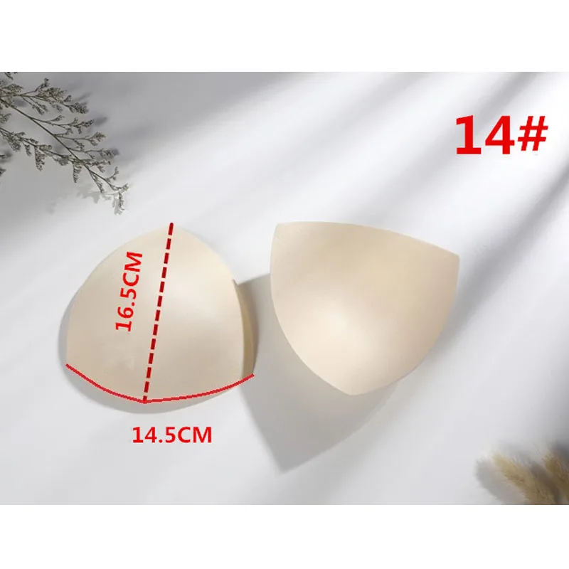 Bra pads inserts Swimsuit Padding Inserts Women Clothes Accessories Foam Triangle Sponge Pads Chest Cups Breast Bra Bikini Inserts Chest Pad