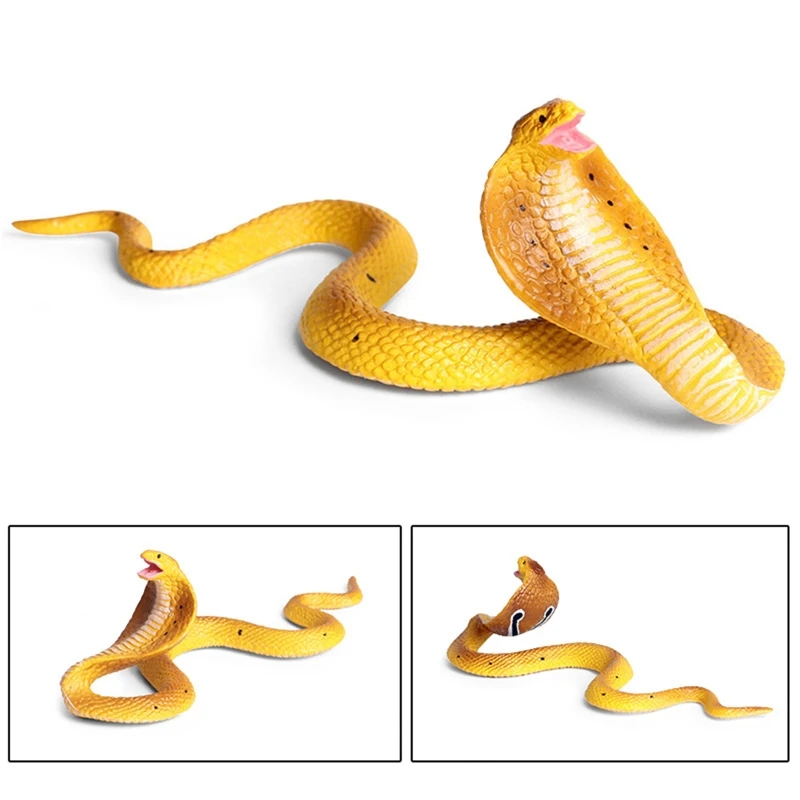 Snake Toy Realistic Simulation Rubber Snake Toy Garden Joke Prank Gift Halloween