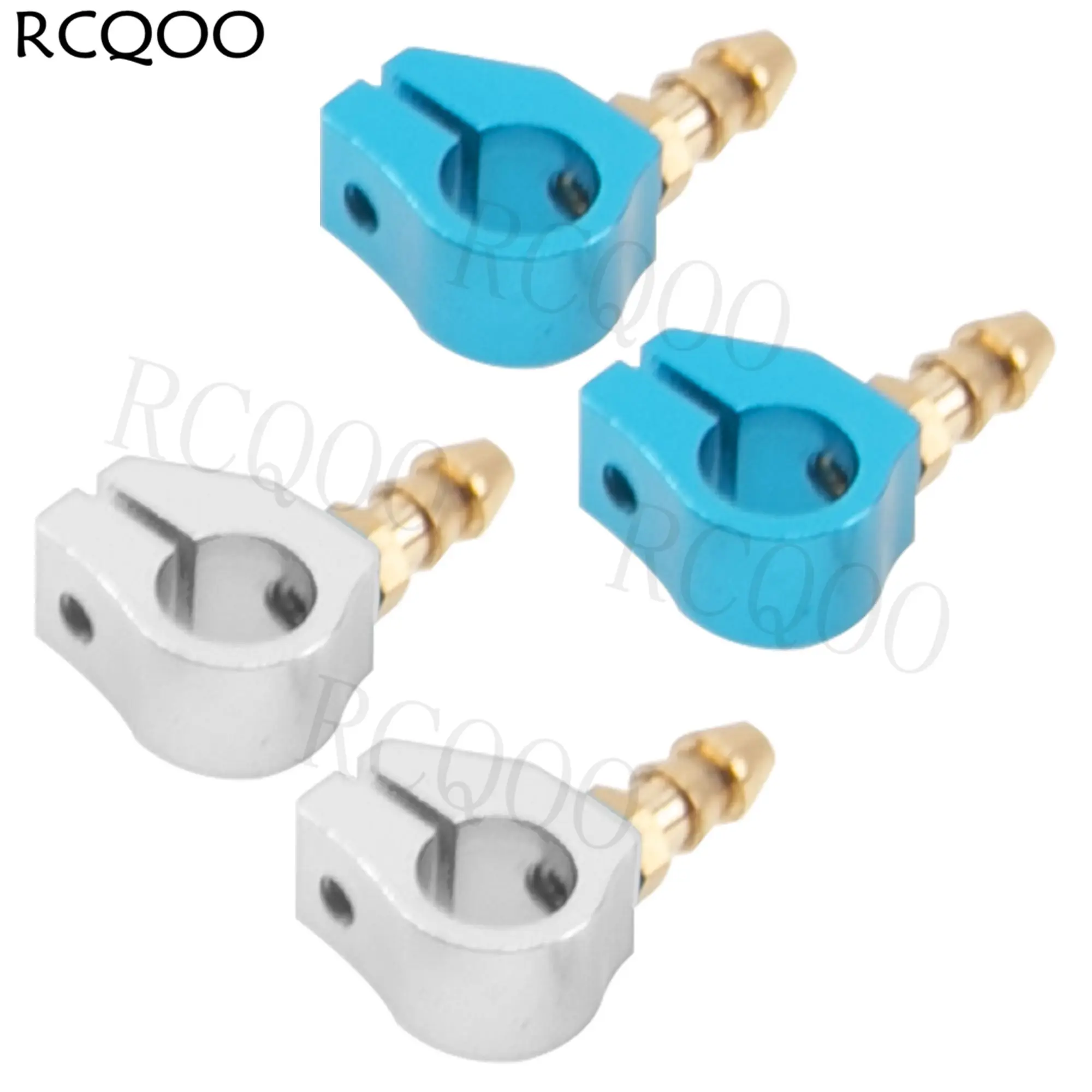 

ShareGoo Brass Lubricant Oiler Nozzle w/Aluminum Clamp 6mm / 7mm for RC Boat DIY Stuffing Tube Shaft