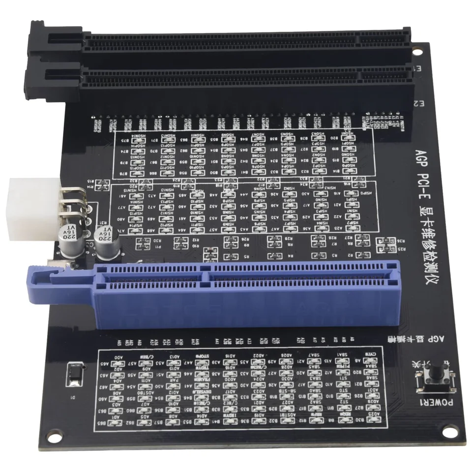 Testeur De Carte Graphique AGP/PCI-E - Affichage Image, Modèle T6308