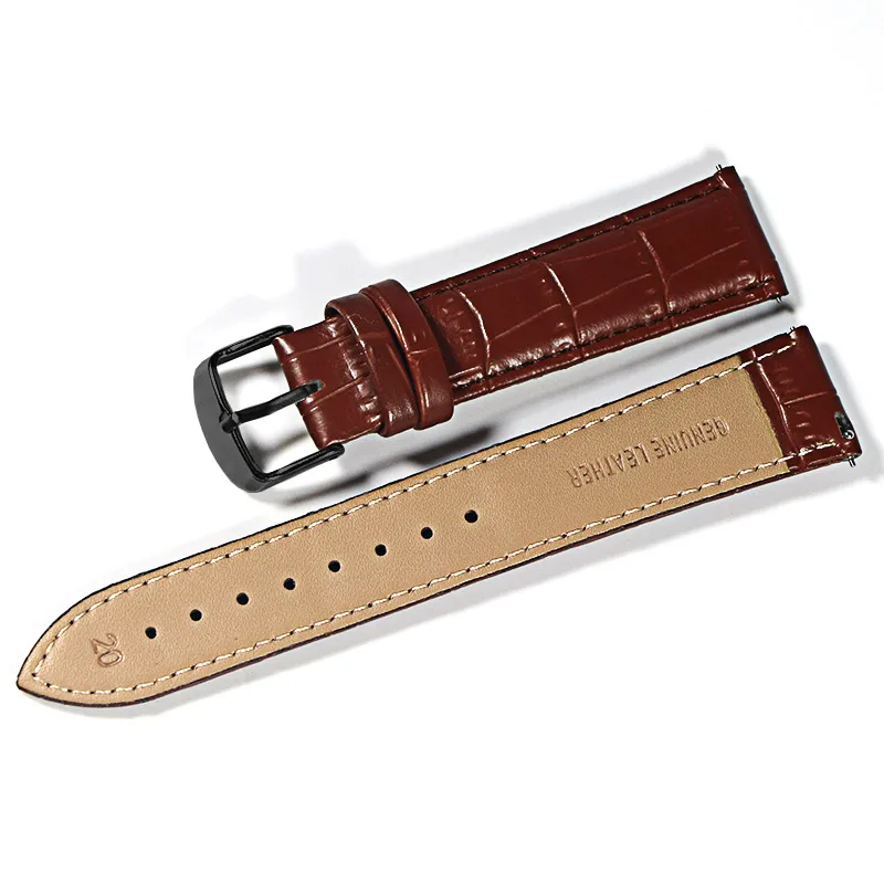 Premium Genuine Leather Quick Release Watch Strap - Multiple Sizes Available