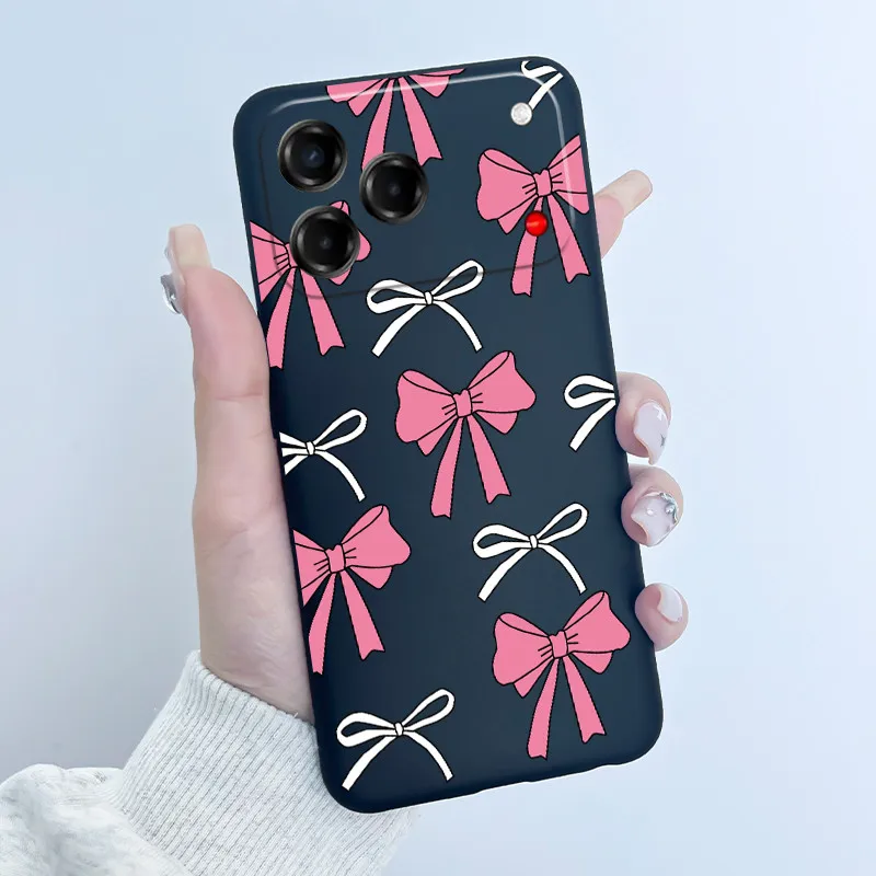 Luxury Cute Love Rabbit Black Silicone Soft Phone Case Cover