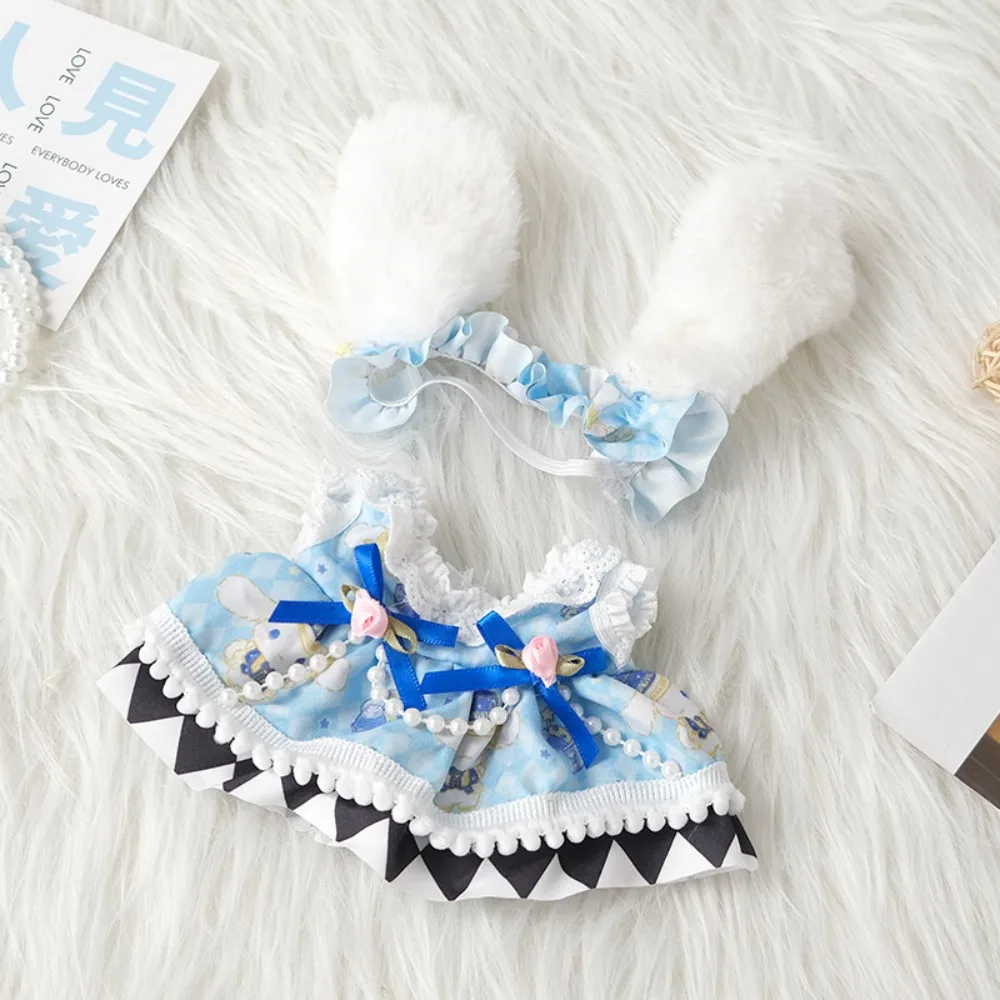 Cotton Doll Skirts Sets for 20cm Dolls Multiple Styles