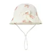 Muslin Baby Summer Hat Beach Kids Sun Hats for Girls Bow Sweet Infant Cap Toddler Bucket Hat Newborn Accessories 0-12M 5
