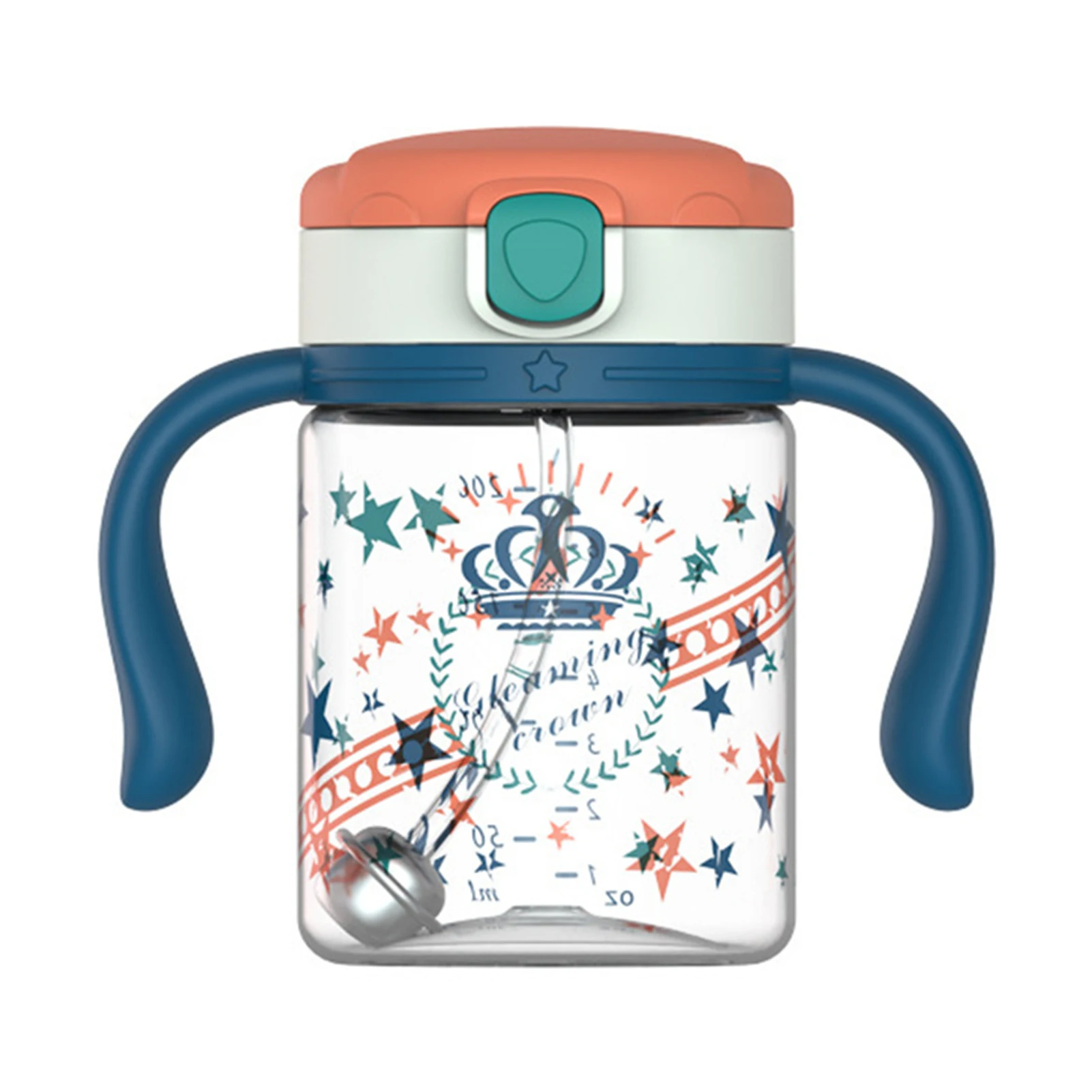 

Children Drink Water Cups 3 Color Choose Purple Orange Pink Suitable for Milr Juice Water Milkshake