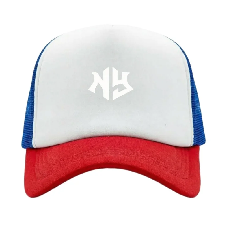 Gorra de Béisbol Ajustable con Estampado NEW YORK, Gorra Clásica con Cierre a Presión, Gorra de Malla Transpirable para Golf, Pesca y Actividades al Aire Libre