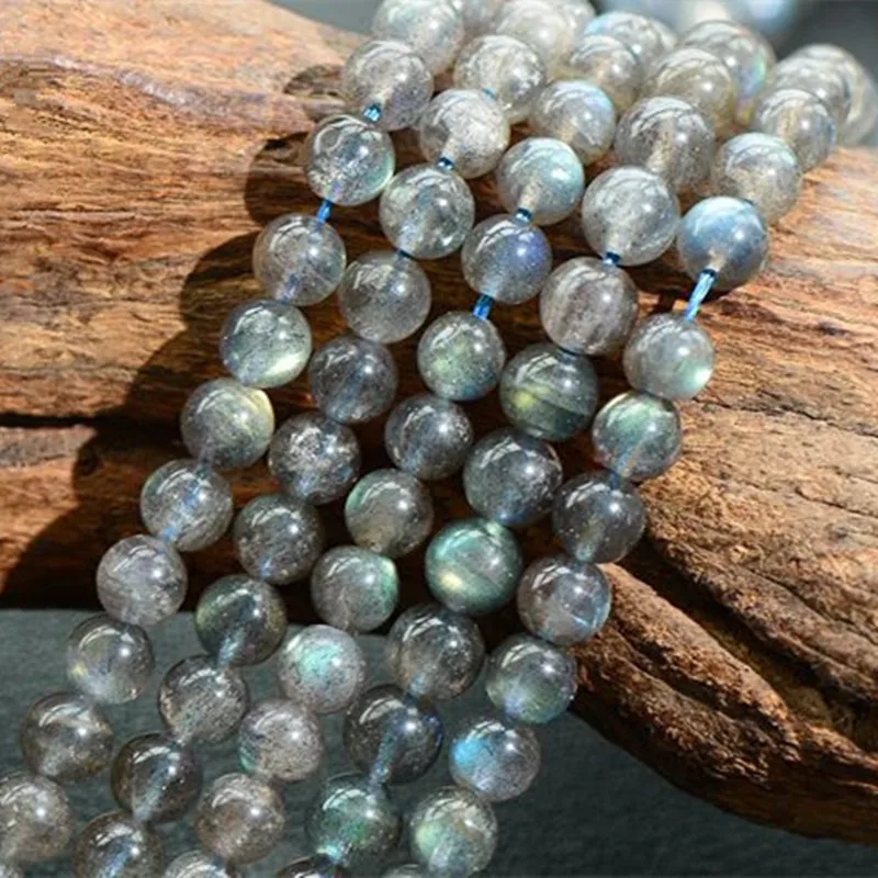 Grado A Perline Di Labradorite Naturale Perline Di Labradorite Lustro Blu Non Tinte 3Mm-10Mm Liscio Lucido Rotondo 15 Pollici Filo Md05