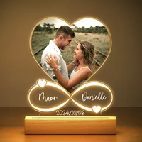 Anniversary Women Men Couples Gifts Custom Photo Love Frame Personalized Acrylic Plaque Valentine's Day Giftware for Him Her 5