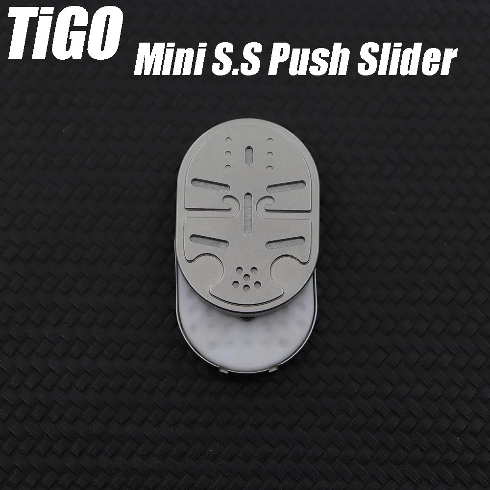 

TiGo Mini Stainless Steel Push Slider Metal Toys Slider Fidget