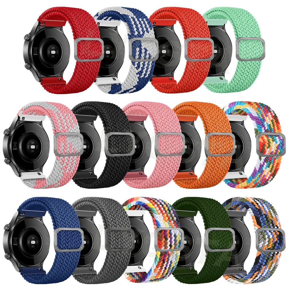 Premium 22mm Nylon Smartwatch Band Bracelet