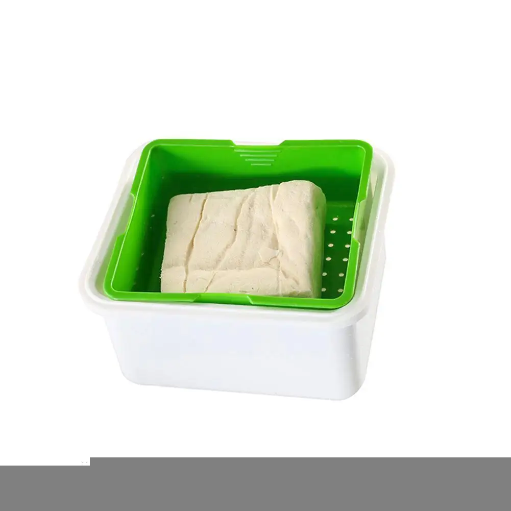 1pcs Tofu Drain Box Water Removing Gadget Time-saving Presses To Cooking Kitchen Mold Use Tofu Safe Tools Maker Househ W7D2