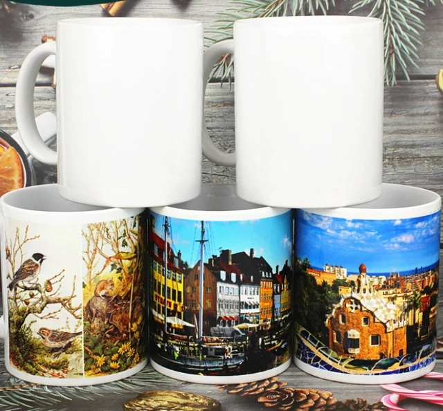 wholesale 36pcs 11OZ Blank Mugs Sublimation Coated Mugs Heat Press