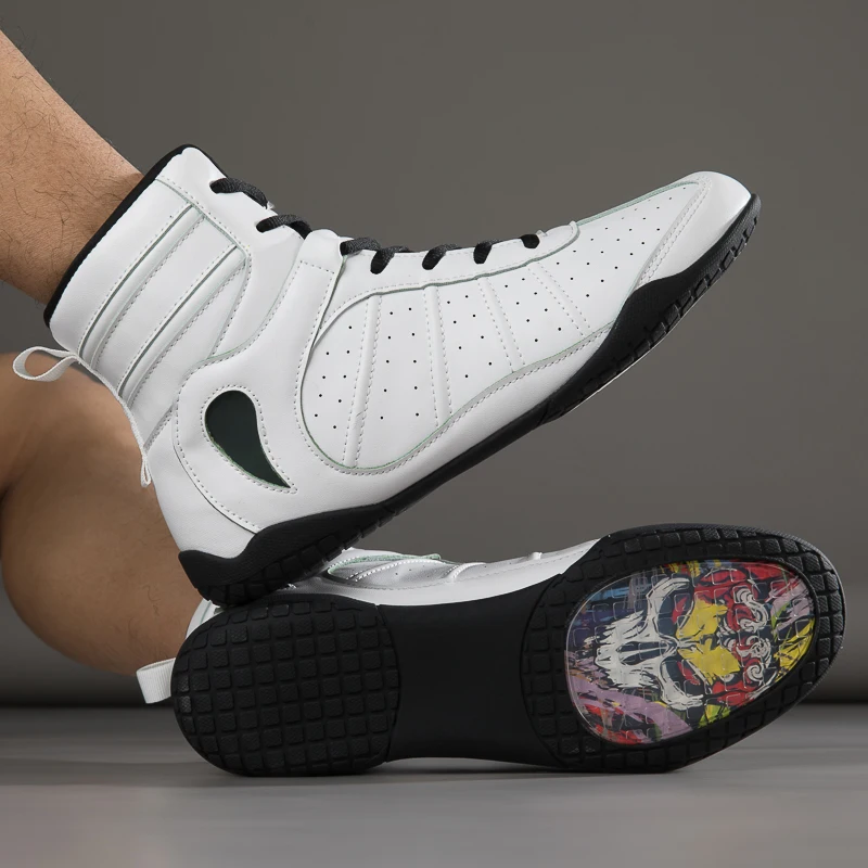 Men Wrestling Shoes Comfortable Training Gym Boxing Boots Unisex Sports Fighting Sneakers Professional Wrestling Boots