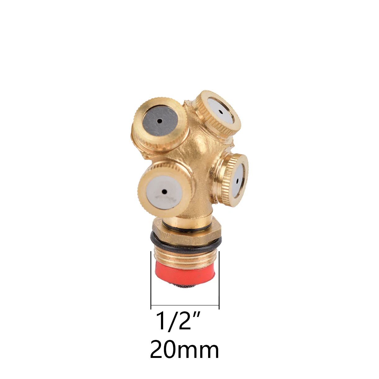Ugello Nebulizzatore KZQ, 20 Pezzi Ugello Per Irrigazione Da 8 Mm, Ugello Atomizzatore In Rame Regolabile Adatto Per Irrigazione A Pioggia Per Prato Patio Giardino 88862652