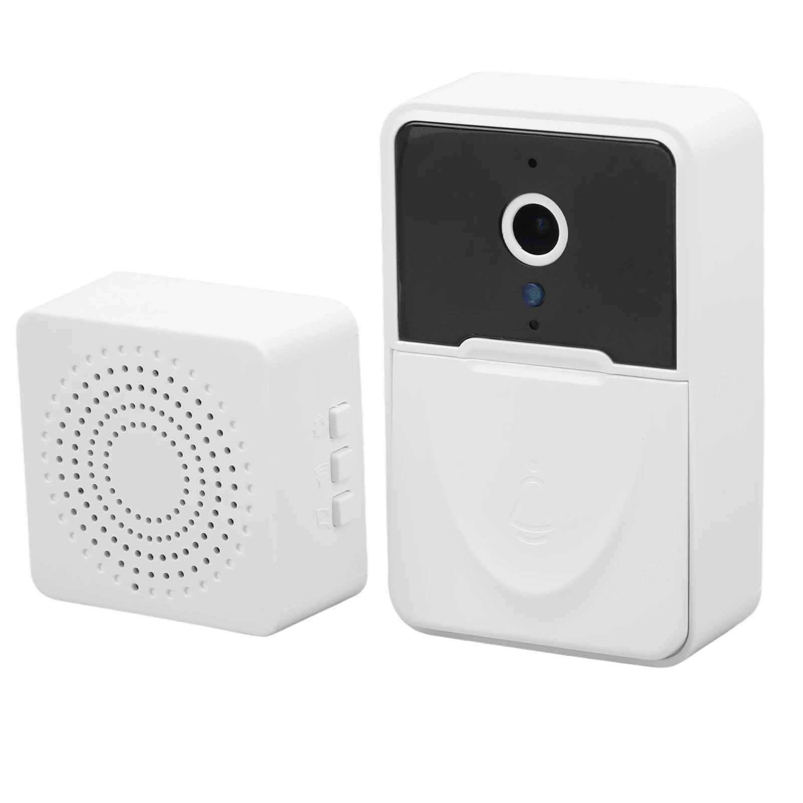 HD Door Doorbell Camera Two Way Voice 1000mAh Cloud Storage Encryption Wireless Doorbell with Indoor Ding Dong Machine for Home