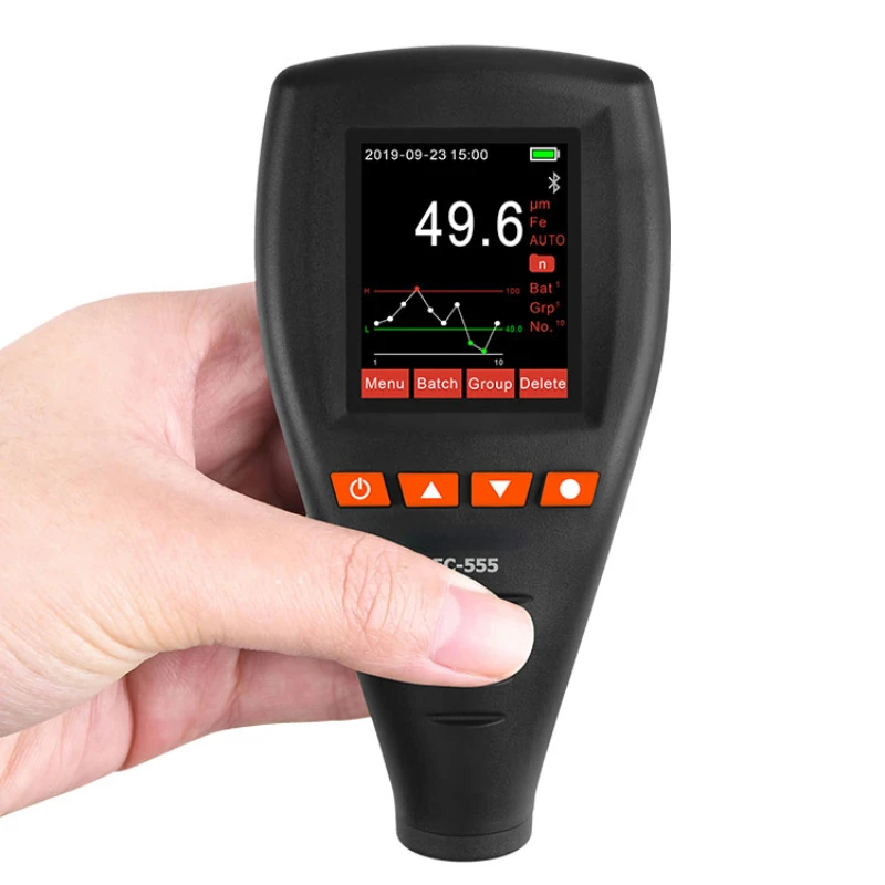 

EC-555 Colorful Screen Surface Paint Meter Coating Thickness Gauge