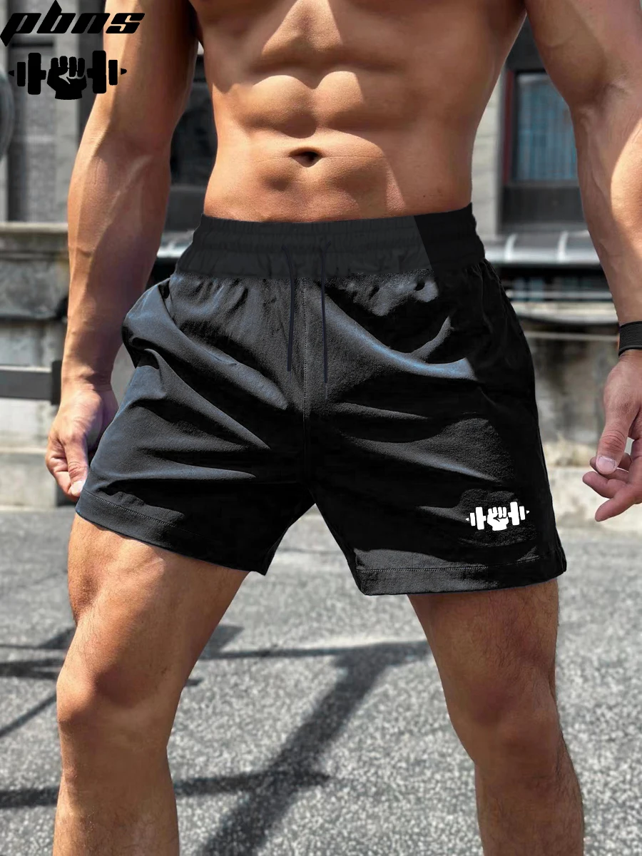 Sports shorts for men quick dry woven, pocket zipper, suitable for summer leisure fitness daily outing 5
