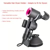 Hair Dryer Holder for Dyson Supersonic Wall-Mounted Stand with Cable Organizer Bathroom Storage Rack for Dryer Diffuser Nozzle 1