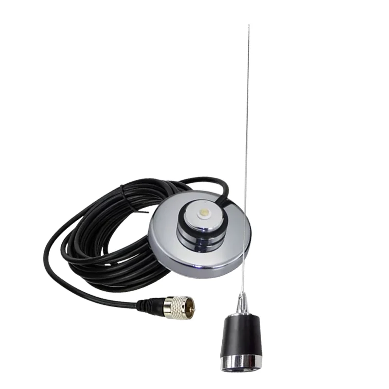 Retevis R100 antenne agnetique Voiture, Dual Band VHF/UHF, Support agnétique obile, Antenne