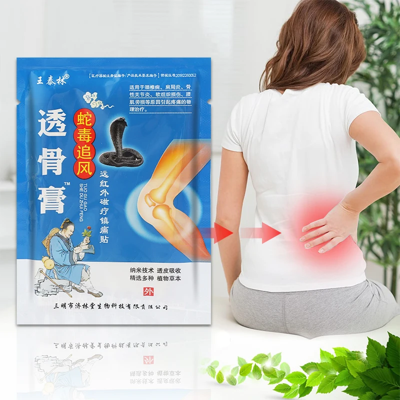 Snake Venom Pain Relief Patch 24Pcs for Lumbar Rheumatoid Arthritis Sciatica Cervical Joint Muscle Knee pain relief patch