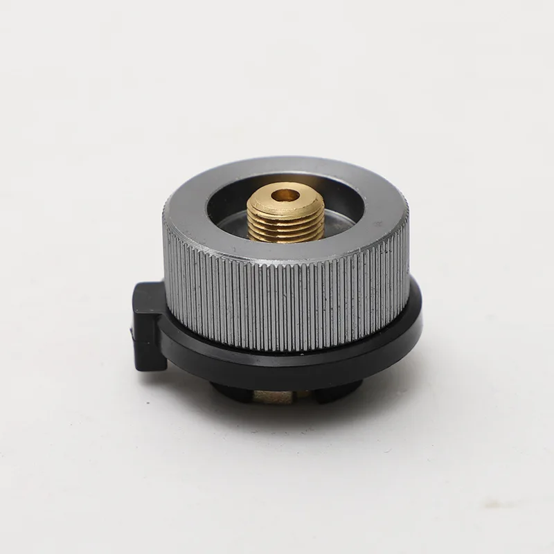 Gas Converter Outdoor Camping Hiking Stove Burner Adaptor Split Type Furnace Connector Auto-off Gas Cartridge Tank Cylinder