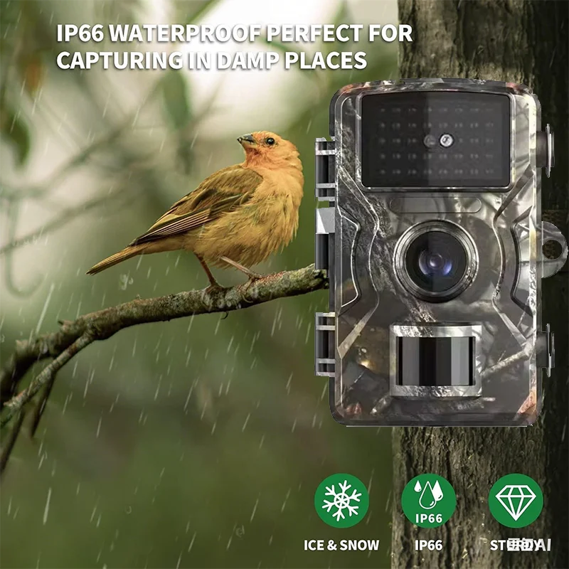 Hunting Trail Camera Professional 1080P Videos Ultra Clear Infrared Night Vision Outdoor Motion Activated Trail Game Cam Hunting