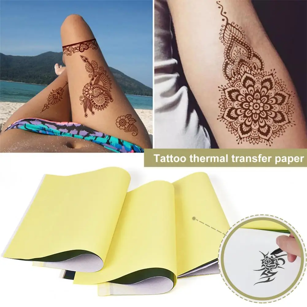 

Tattoo Transfer Paper A4 Professional Body Art Tattooing Tool Thermal Copying Reusable Tattoo Stencil Paper Tattoo Accessories