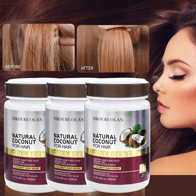 Advertentie Eerlijk Scarp Kokosolie Haarmasker Shampoo Conditioner Reparatie Droog Kroeshaar Zacht  Haar Permanenten Care Droog Kroezen Voeding Zalf Conditioner _ - AliExpress  Mobile