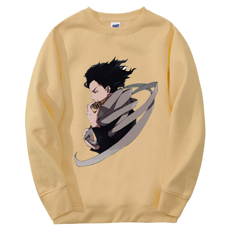 

Anime My Hero Academia Hoodie Print Aizawa Shouta Sportswear Harajuku Sweatshirt Loose Casual Streetwear Unisex Warm Clothing