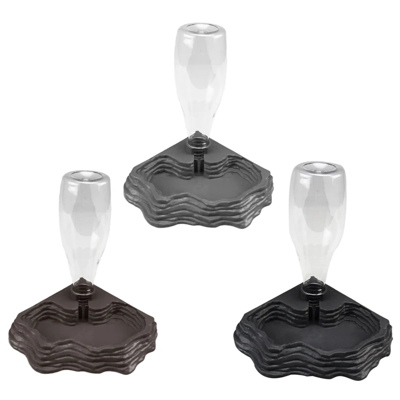 

Water Feeder Automatic Dispenser Feeding Accessories for Turtles Bearded Dragon for Terrarium Tanks