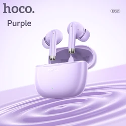 HOCO EQ2 True Wireless ANC Noise-Canceling Earbuds (Purple)