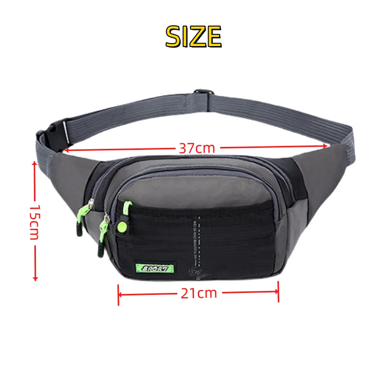 Fanny Pack Large Capacity Sport Waist Bag Waterproof Cycling Fanny Bag Multi-function Running Chest for Men Women Waist Pack running waist bag waist bag