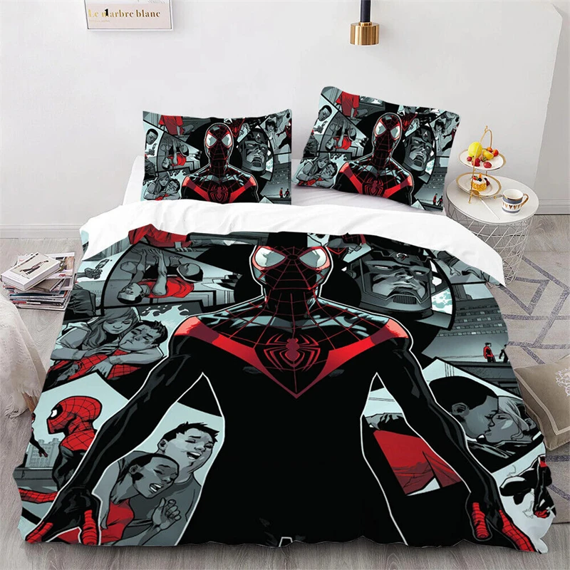 Housse de couette Spiderman 140×200, parure de lit, coton – Image 7