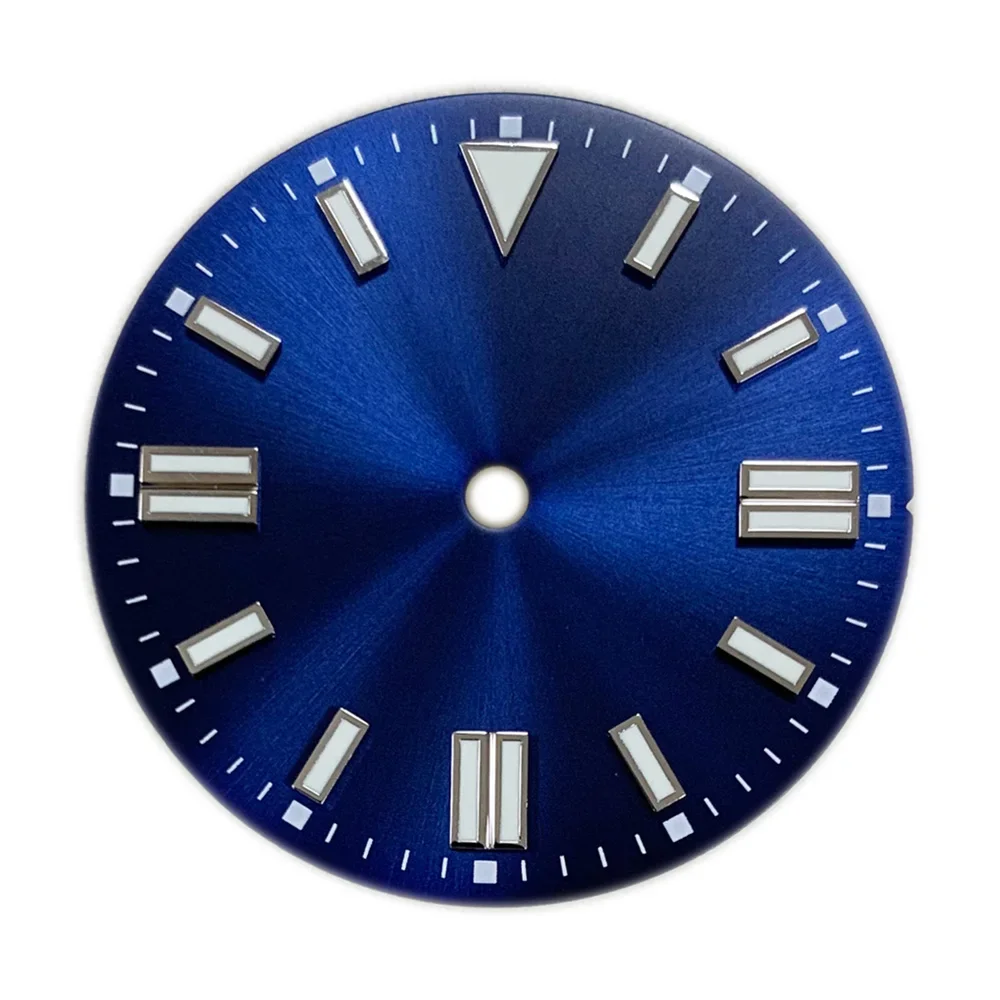 Green Luminous Watch Dial with Date Feature