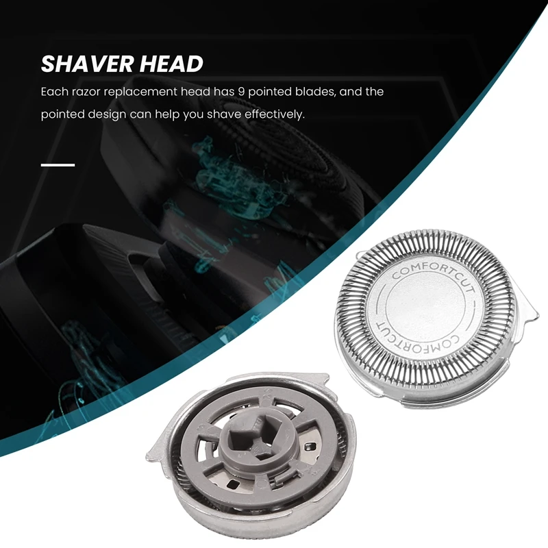 HOT!3Pcs SH30/50/52 Shaver Replacement Heads For Philips Electric Shaver Series 1000, 2000, 3000, 5000 Blade Head