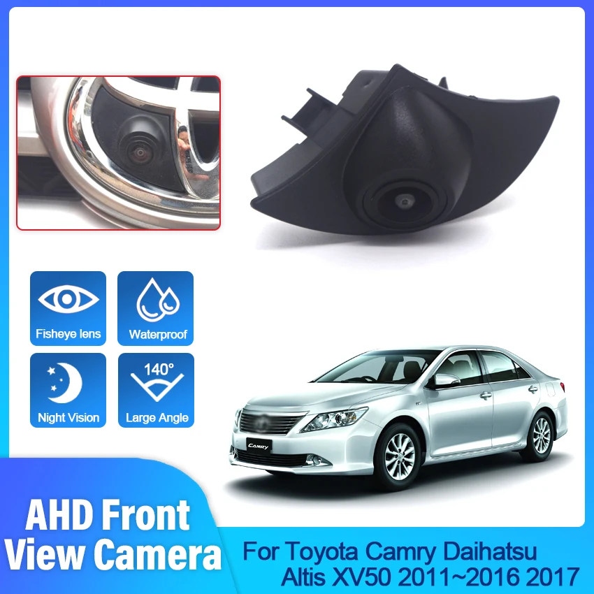 

Car Front View camera For Toyota Camry Daihatsu Altis XV50 2011~2017 Waterproof Parking LOGO Camera Night Vision Front Camera