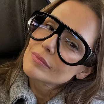 New Women's Round Double Color Sunglasses Fashion Glasses Trend Sunglasses Travel Street Photo Holiday Party Beach Glasses