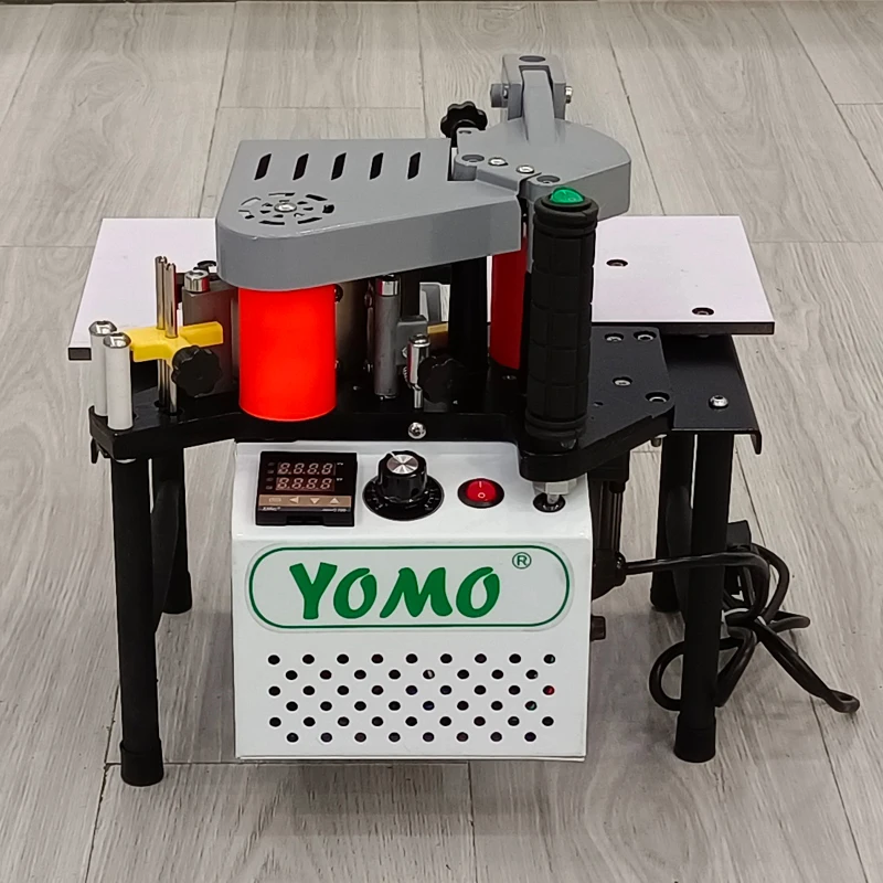 DIY 목재 PVC 프로젝트용 미니 엣지 밴딩 기계, 수동 양면 접착 밴더, 110V/220V 전압 옵션 제공, MY50