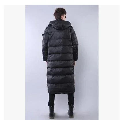 Men long down jacket new winter thickening over-the-knee big yards warm coat puffer jacket canada