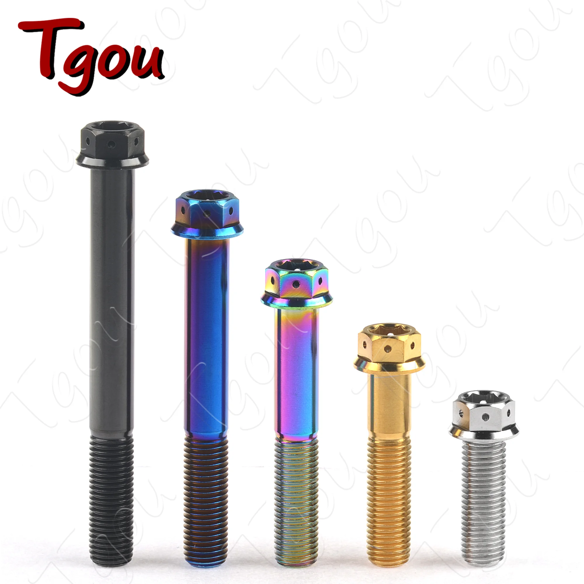 Weiqijie 6 Pezzi M5-M16 Standard DIN6923 Metrico Gr5 In - Foto 2