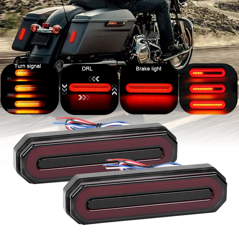 Moto Luci Arresto Freno 11 LED Fanale Posteriore Per Moto - Foto 4