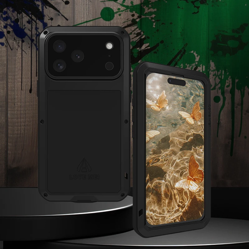 Love Mei Silicone Military Grade Protective Phone Case - Shock & Dust Proof Cover
