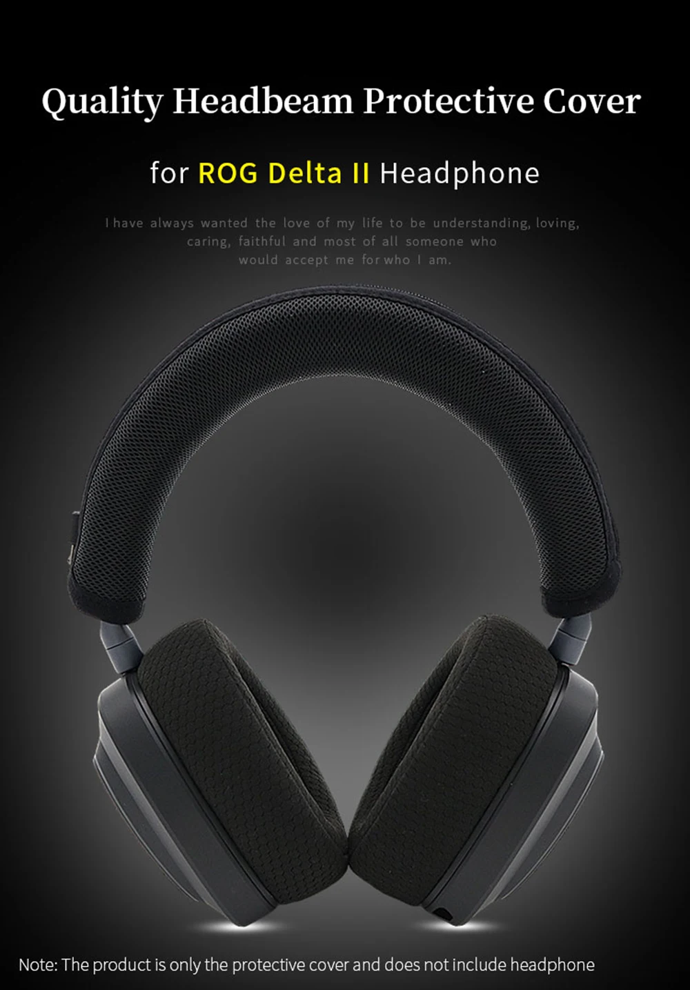 Headphone Head Beam Cover for ROG Delta II Earphone Protective Case DELTA 2nd Gen Headset Headbeam Sleeve