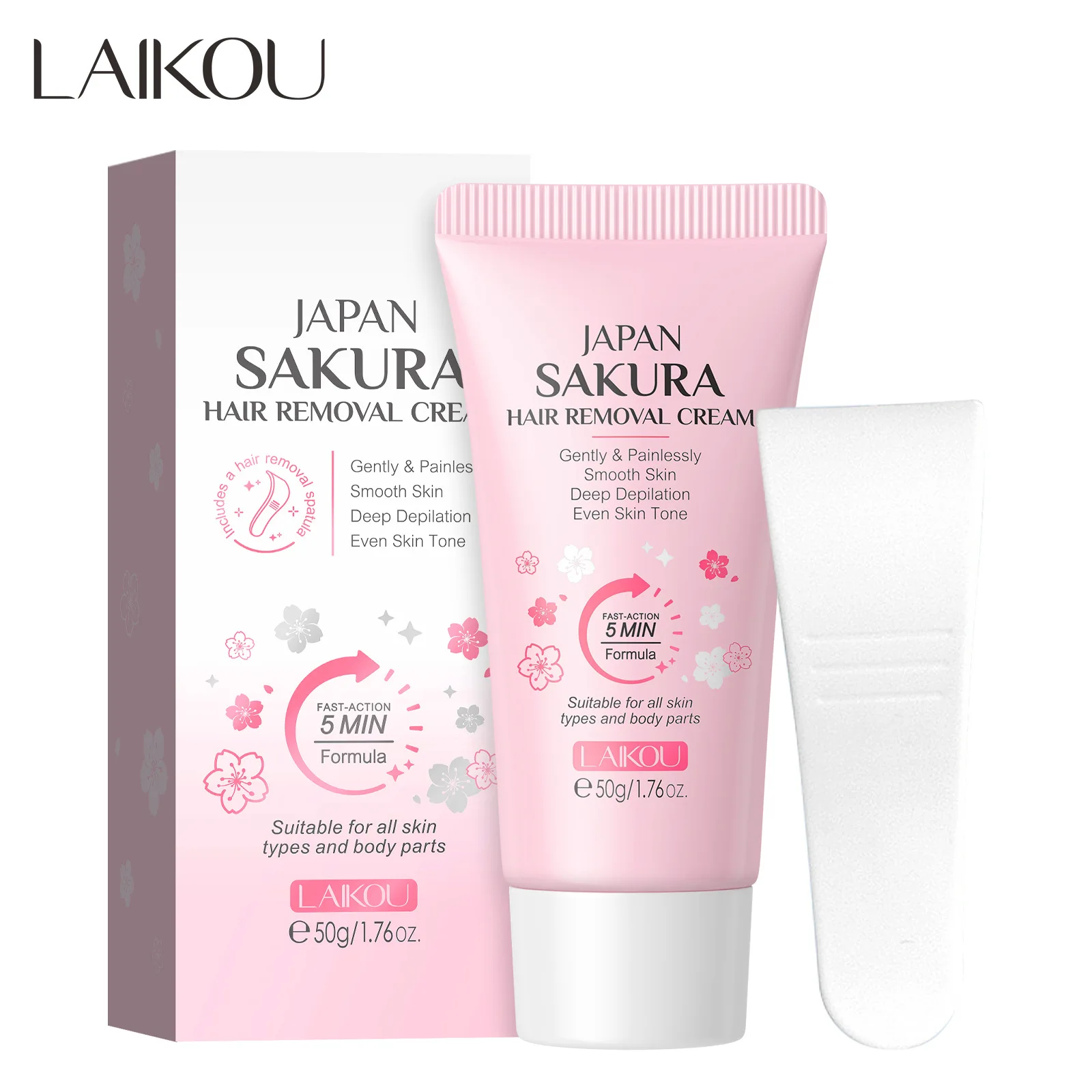 LAIKOU Hair Removal Cream  Intimate Areas Epilator Cream Painless Health Hair Remover Growth Inhibitor Men Woman Body Care 50g