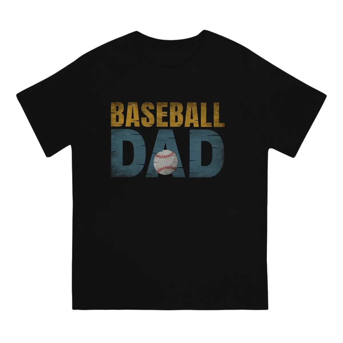 

Men's Baseball Dad T Shirts Baseball Sports 100% Cotton Clothes Leisure Short Sleeve Round Neck Tees Printing T-Shirts