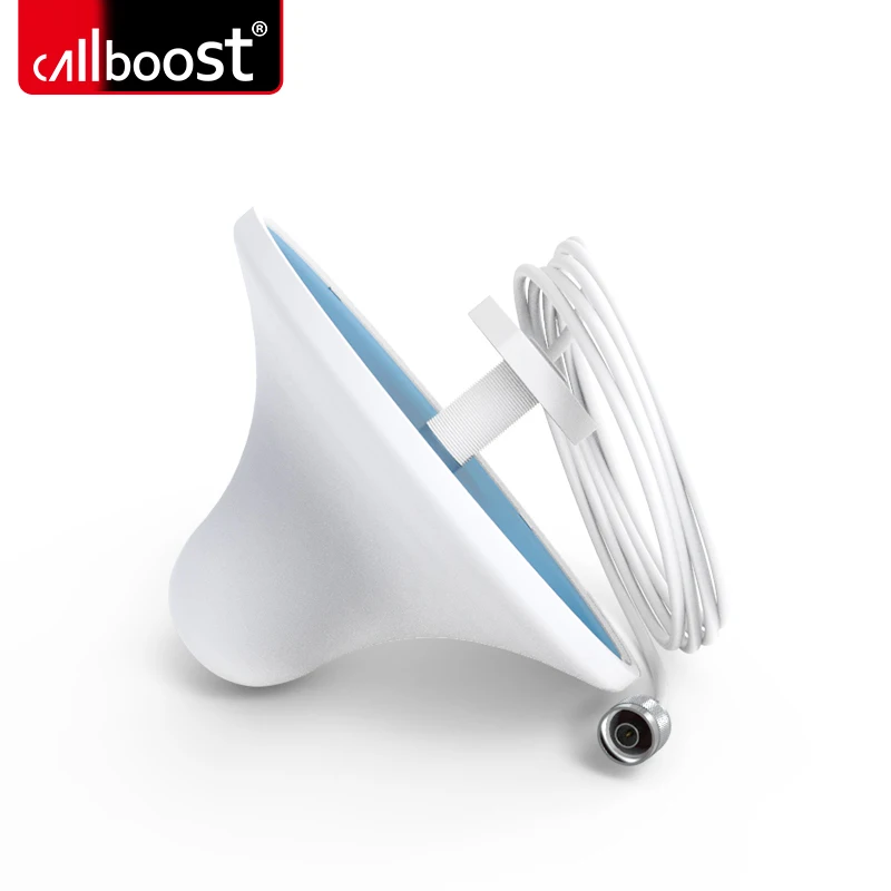 Callboost Indoor Omni Antenna 5dBi 698-2700mhz For Cellular Amplifier 4g Repeater Signal Booster 4G Antenna N Male Connector 2M