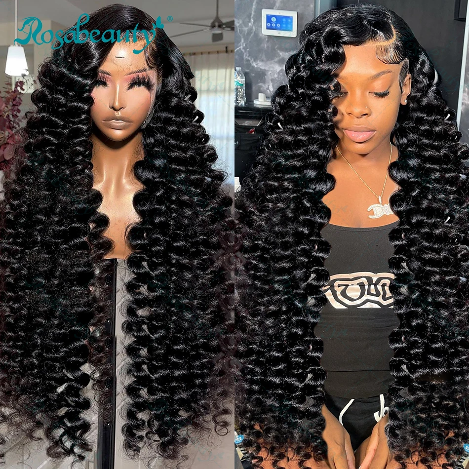 Human Hair Deep Wave  *13x4 Lace Front Wig