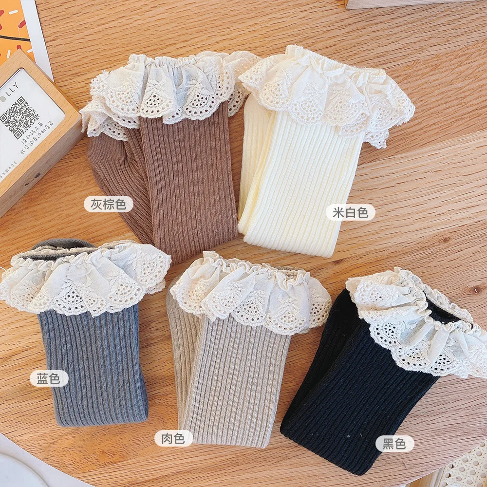 20pair/lot Princess Girl Socks Lace Ruffle Kid Girls knee high Baby Girls Long Socks Newborn Infant Baby Leg Warmer Frills Socks 32 S65deac3c3bcb49b29dcf006a1c85ce0bR