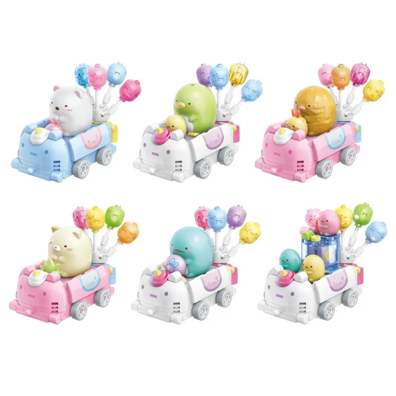 

ENLIGHTEN Building Blocks Cute Anime Sumikkogurashi Assembly Model Decoration Children's Puzzle Toys Cute Car Birthday DIY Gifts
